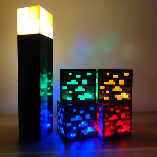 Brownstone Torch Led Lamp USB Rechargeable Night Light Bedroom Living Room Dorm